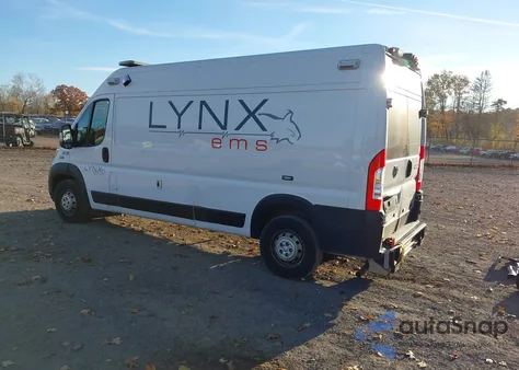 2023 Ram Promaster 2500 High Roof 159 Wb z USA, uszkodzony, nr VIN 3C6LRVDG7PE565412